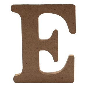 Träbokstäver - Bokstav E