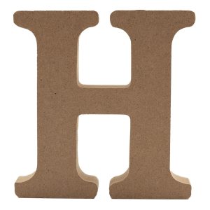 Träbokstäver - Bokstav H