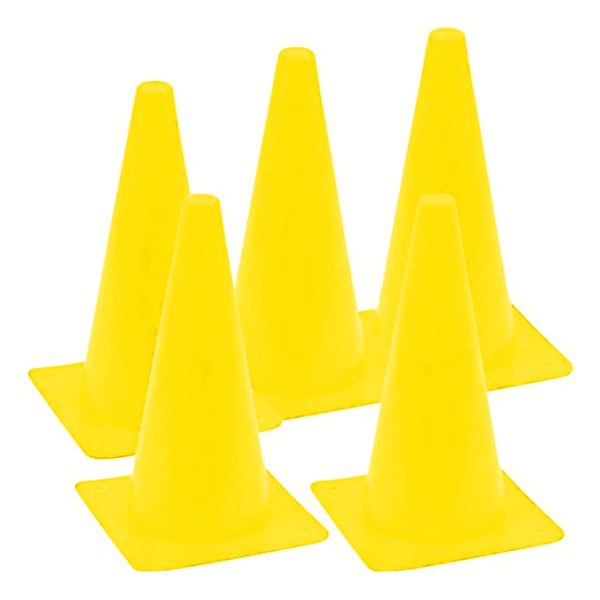 Träningskoner Gul - 5-pack
