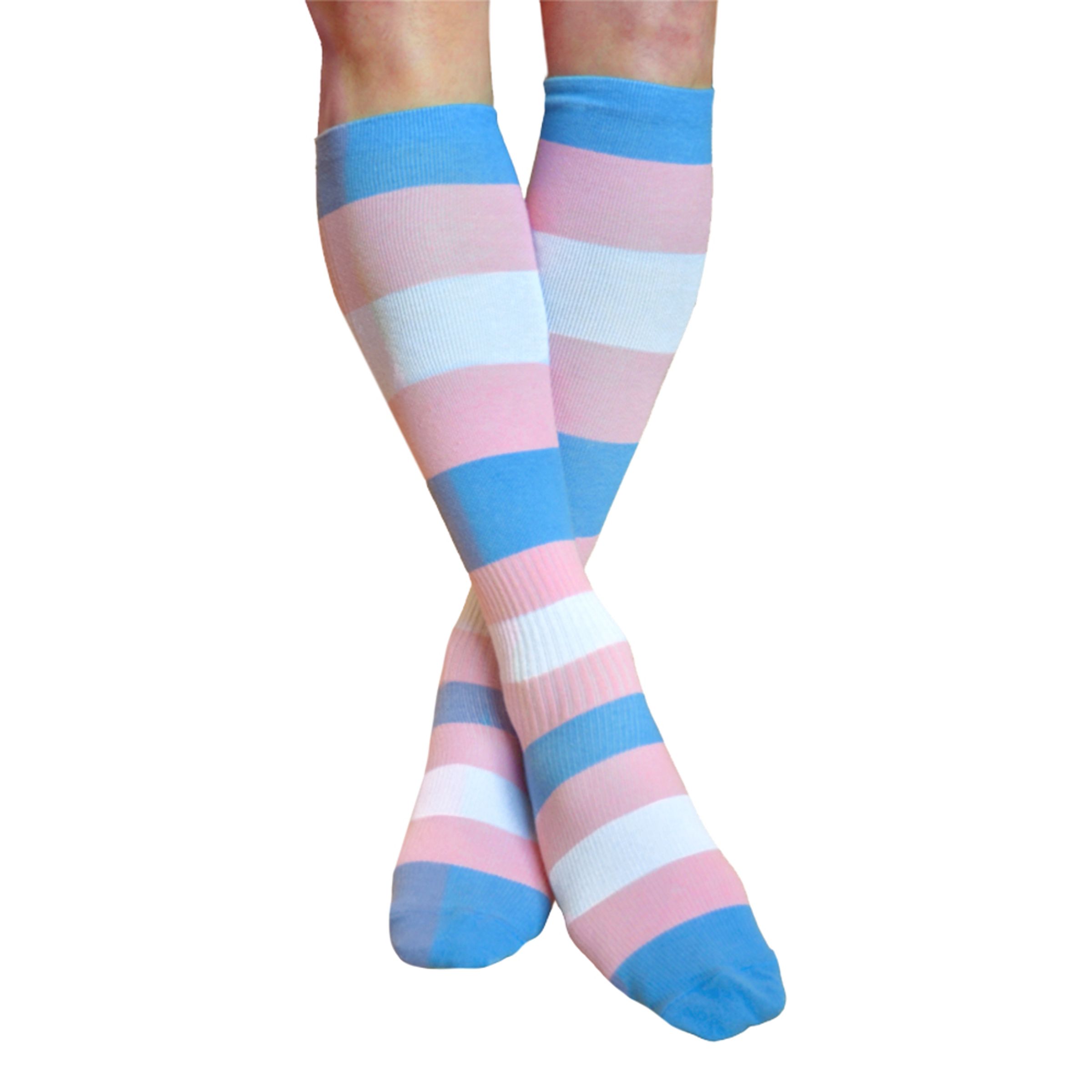 Stödstrumpor Pride Trans - 41-45