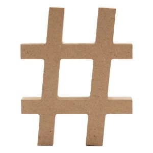 Träsiffror - Tecken #