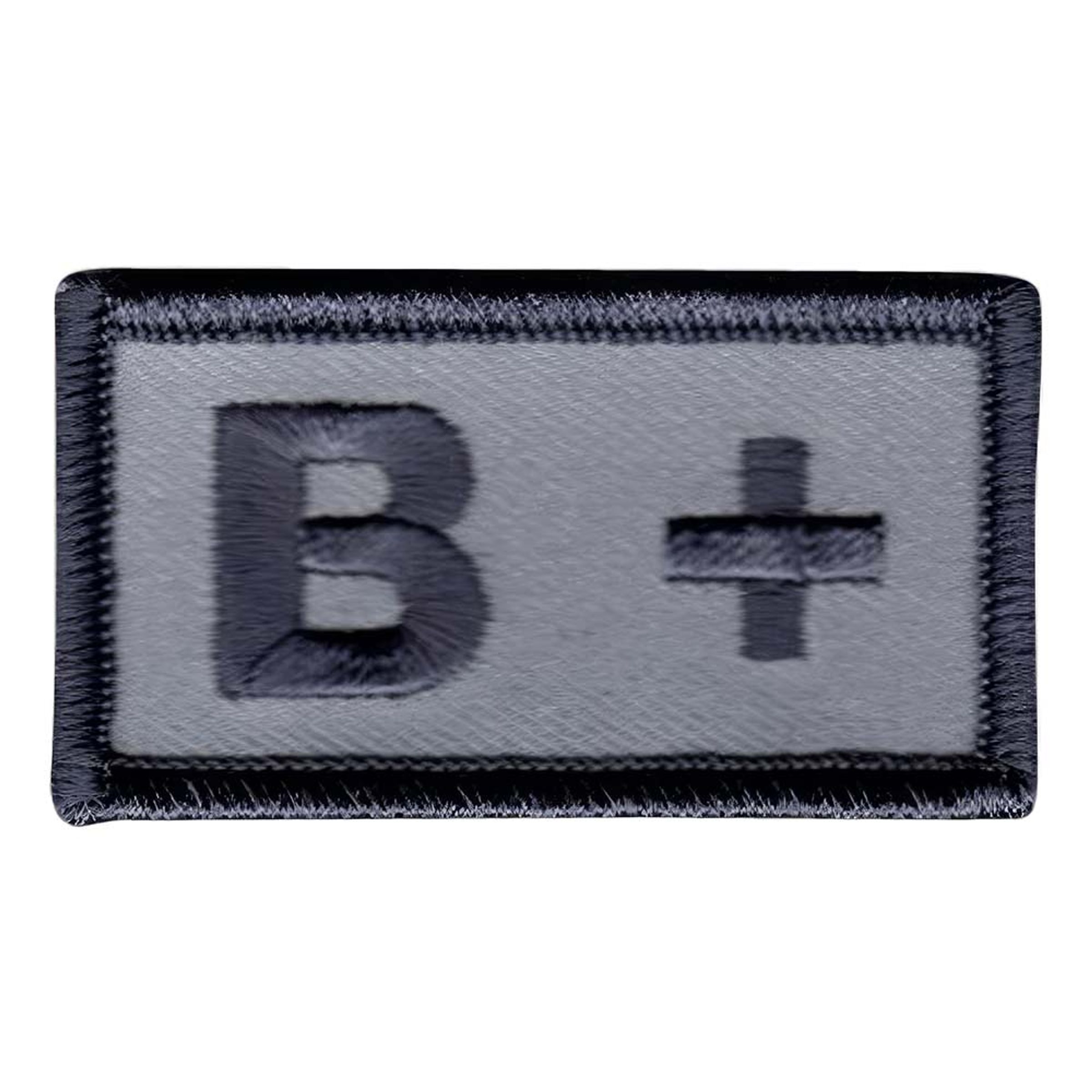 Tygmärke Blodtyp - B+