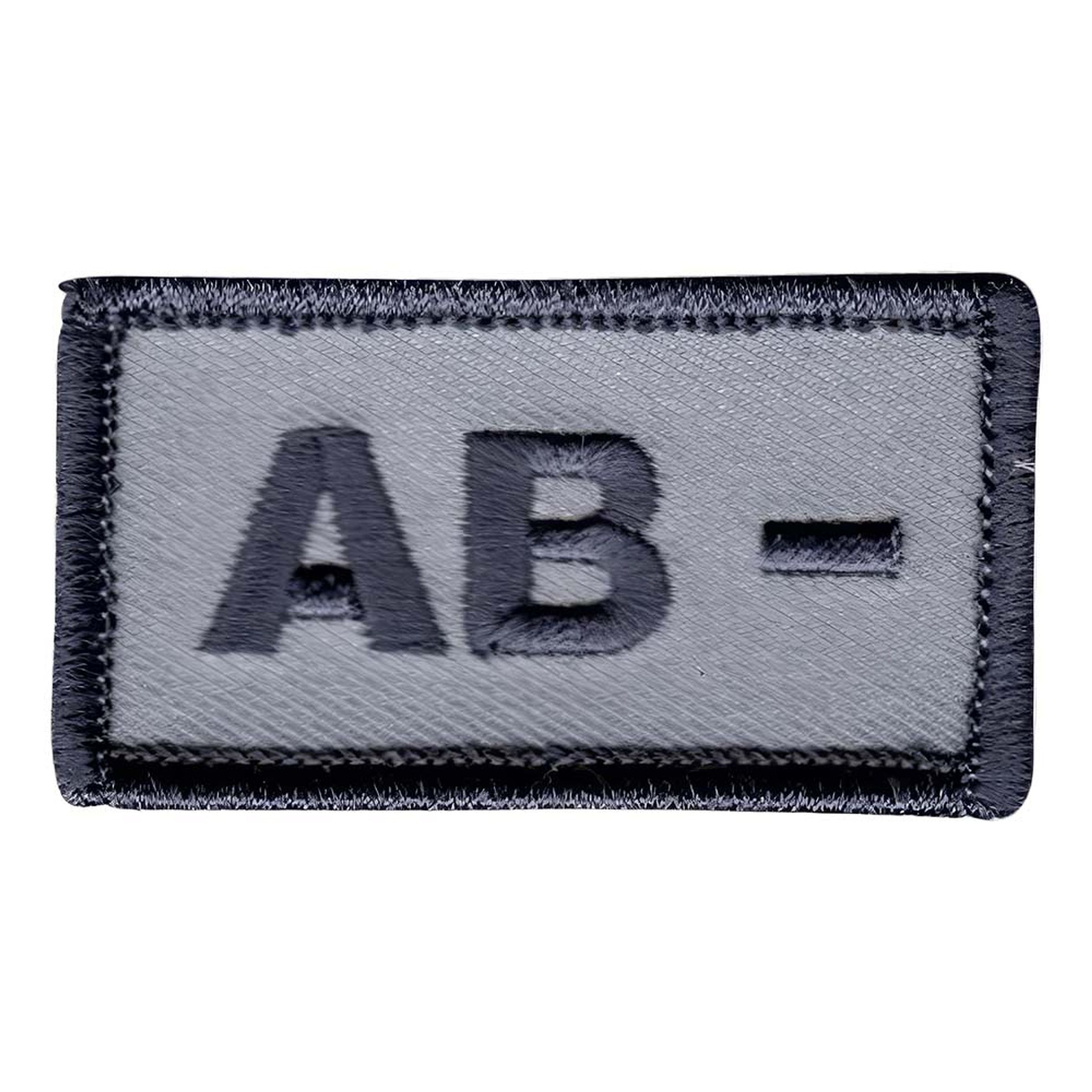 Tygmärke Blodtyp - AB-