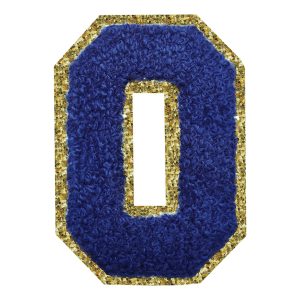 Tygmärke Bokstav Blå - Bokstav O