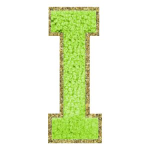 Tygmärke Bokstav Grön - Bokstav I