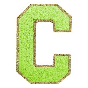 Tygmärke Bokstav Grön - Bokstav C