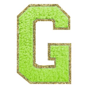 Tygmärke Bokstav Grön - Bokstav G