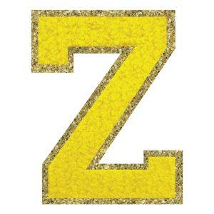 Tygmärke Bokstav Gul - Bokstav Z