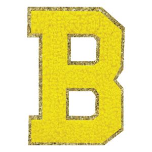 Tygmärke Bokstav Gul - Bokstav B