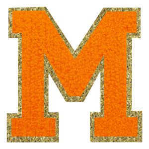 Tygmärke Bokstav Orange - Bokstav M