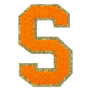 Tygmärke Bokstav Orange - Bokstav S