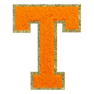 Tygmärke Bokstav Orange - Bokstav T