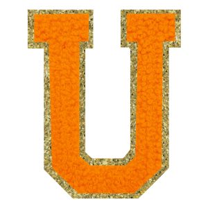 Tygmärke Bokstav Orange - Bokstav U