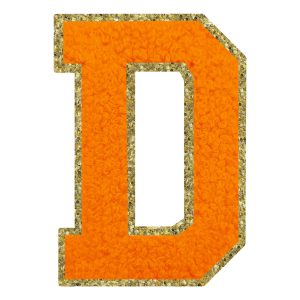 Tygmärke Bokstav Orange - Bokstav D