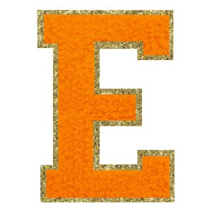 Tygmärke Bokstav Orange - Bokstav E