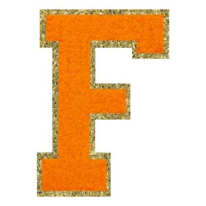 Tygmärke Bokstav Orange - Bokstav F
