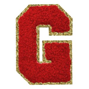 Tygmärke Bokstav Röd - Bokstav G