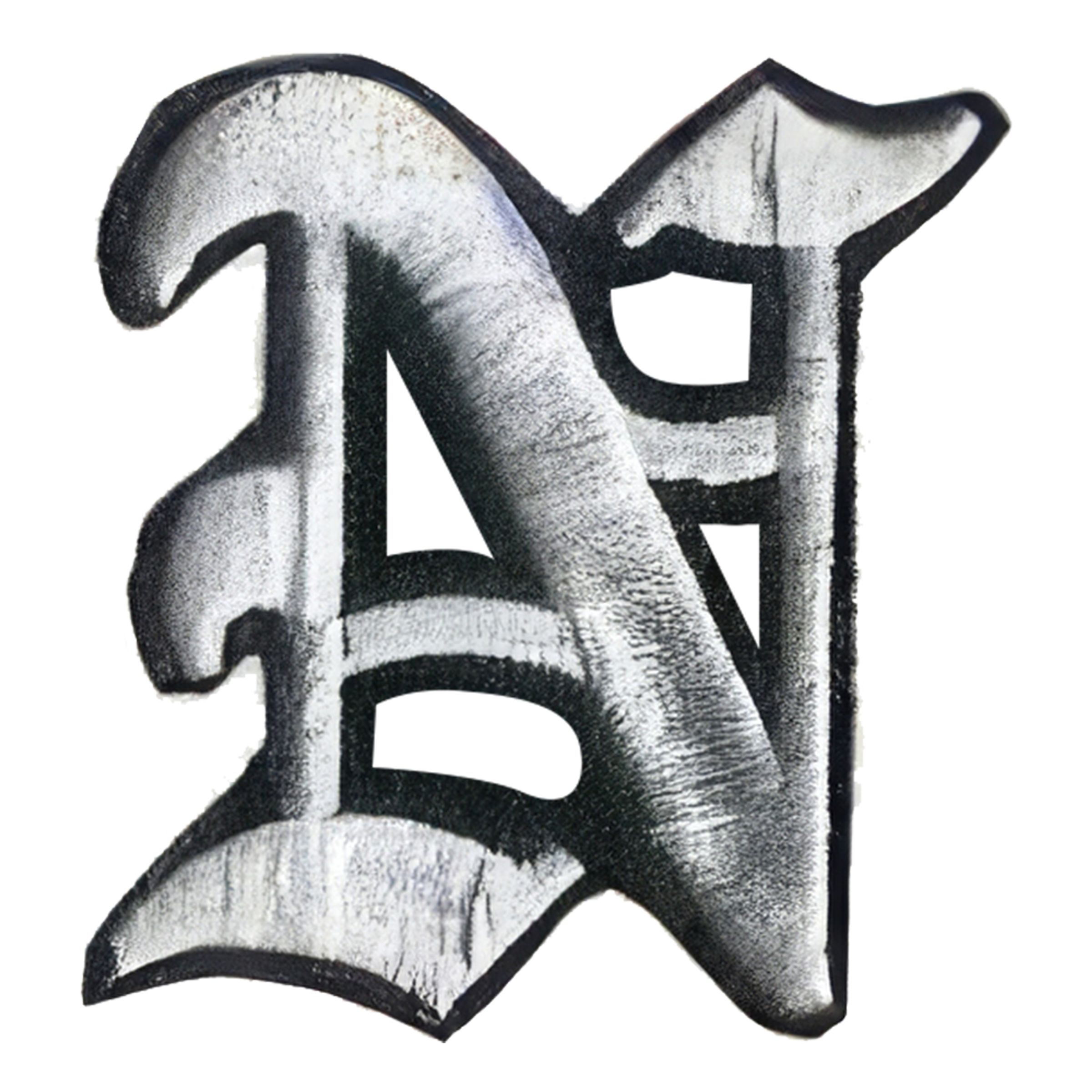 Tygmärke Bokstäver Old Style - Bokstav N