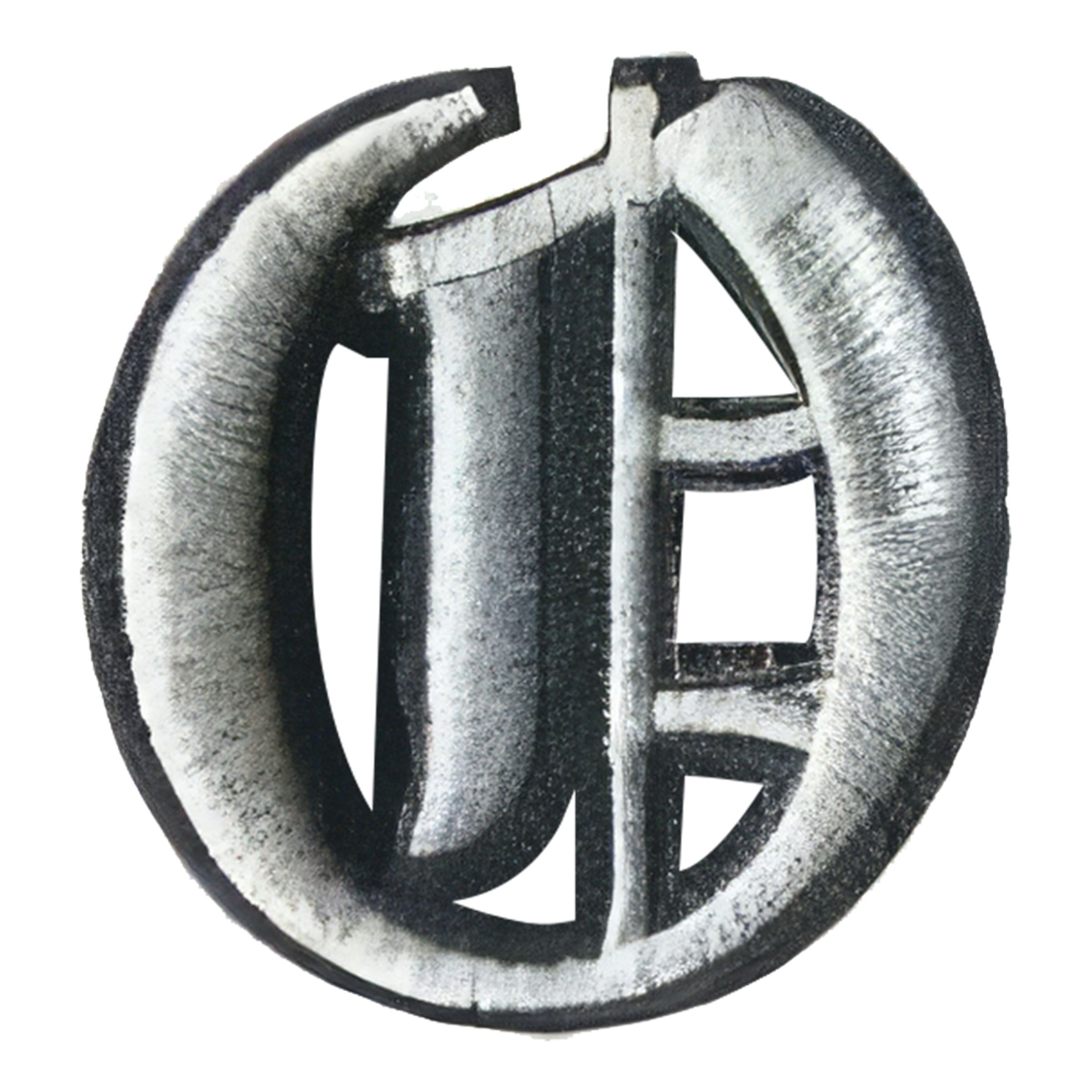 Tygmärke Bokstäver Old Style - Bokstav O