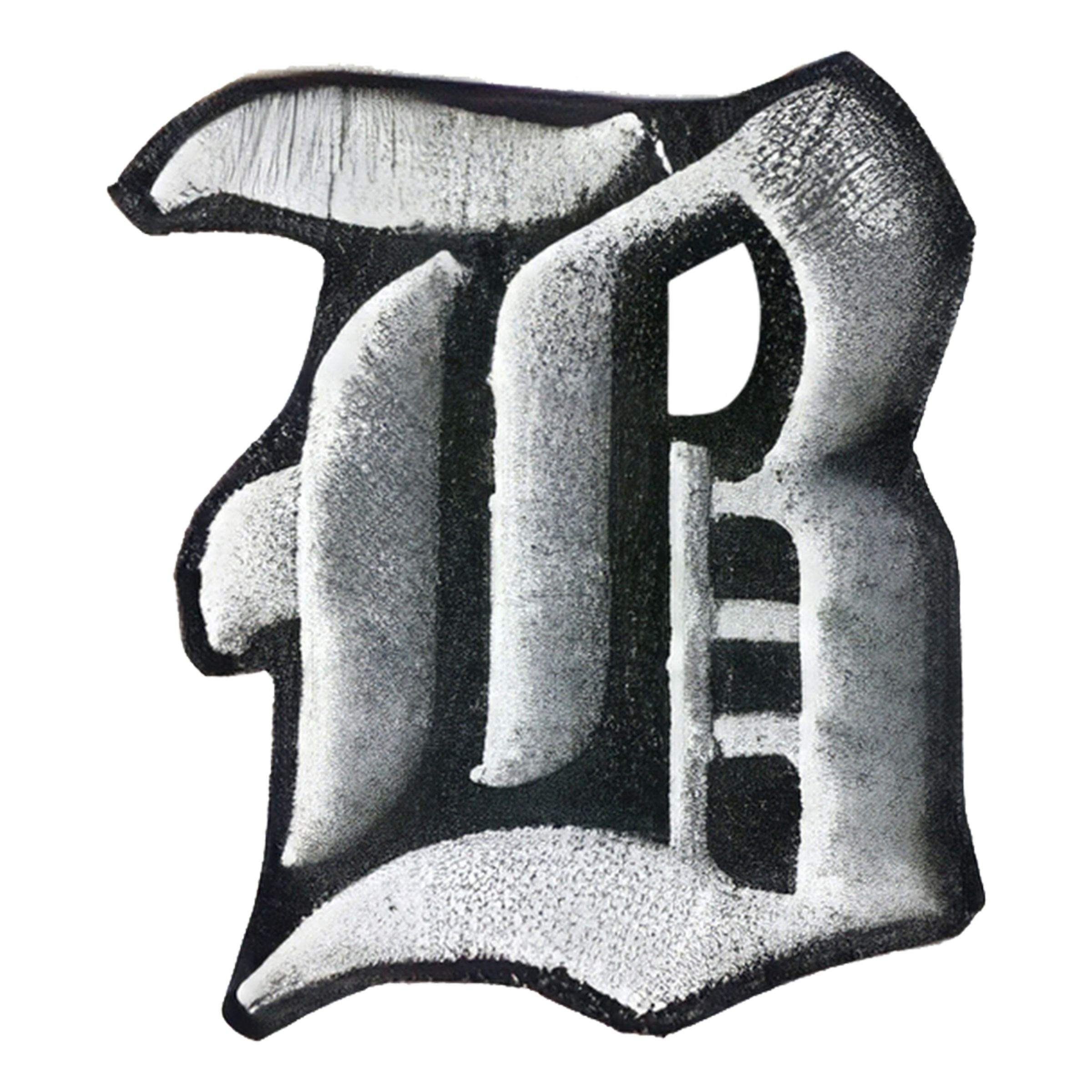 Tygmärke Bokstäver Old Style - Bokstav B