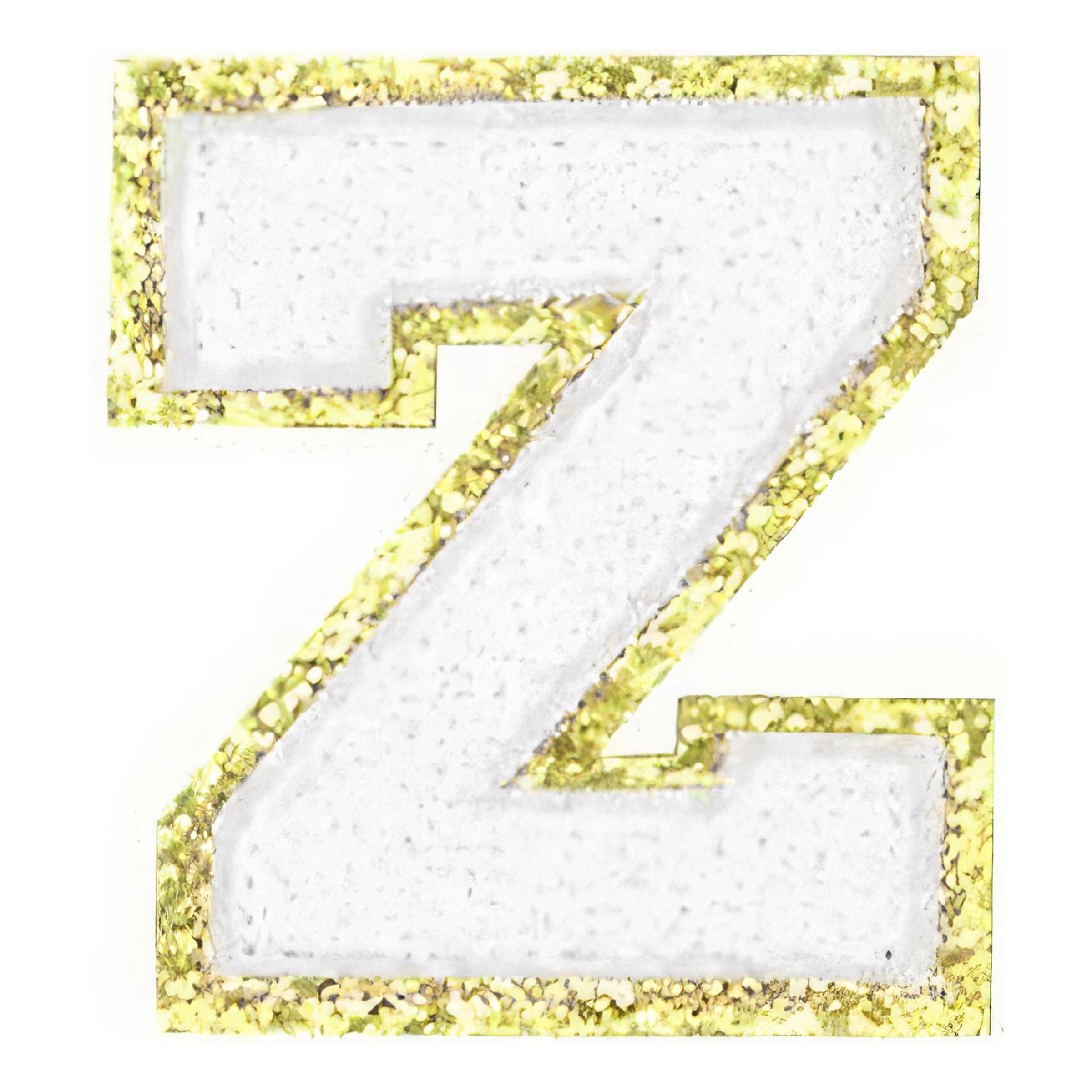 Tygmärke Bokstav Vit - Bokstav Z