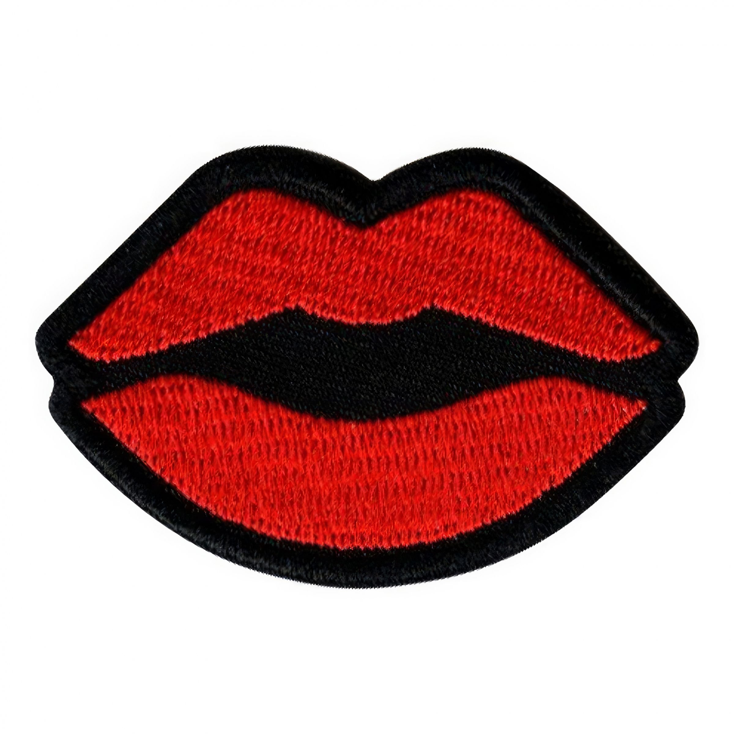 Tygmärke Emoji Läppar