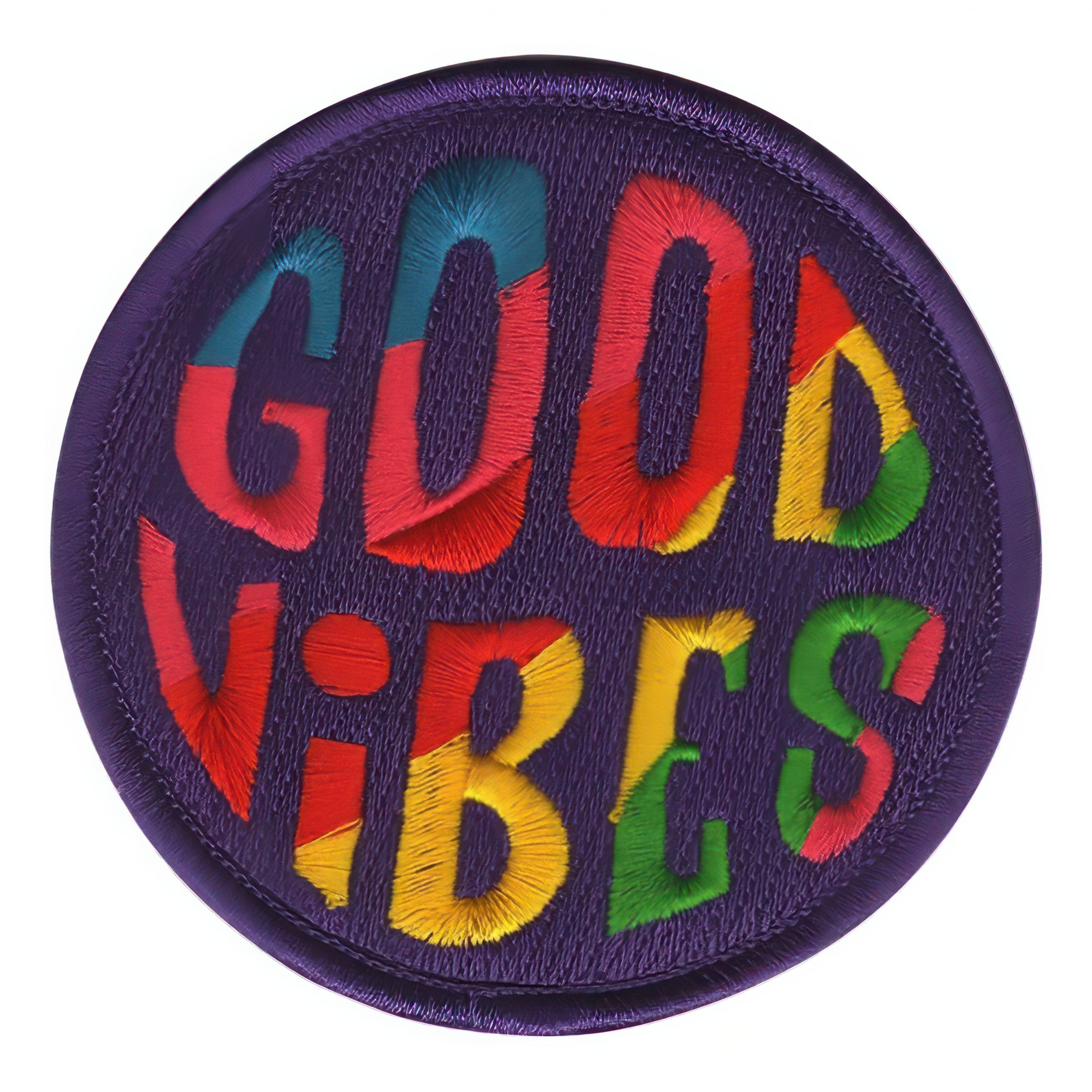 Tygmärke Good Vibes