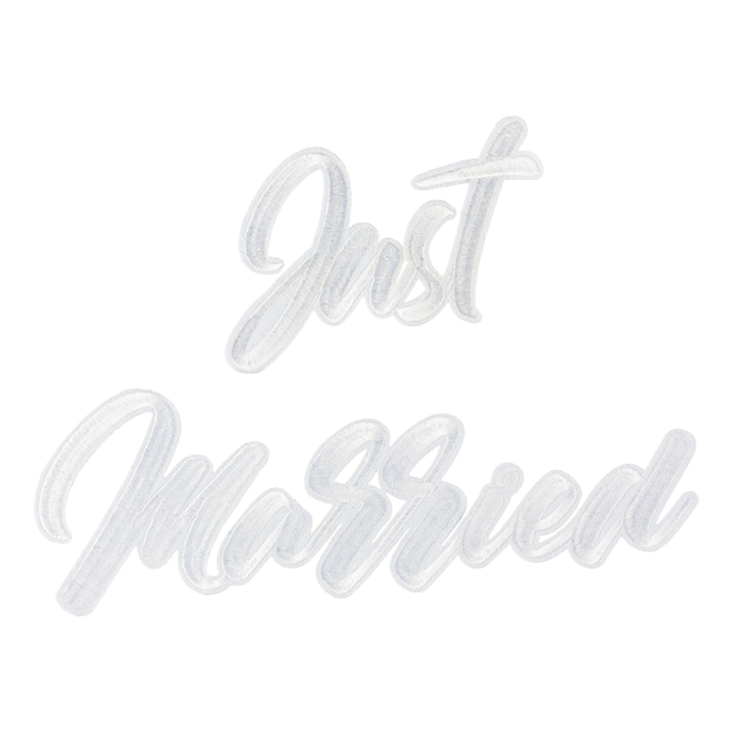 Tygmärke Just Married