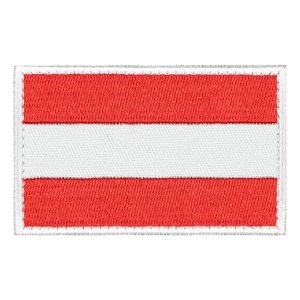 Tygmärke Österrikiska Flaggan