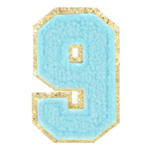 Tygmärke Siffra Turkos - Siffra 9