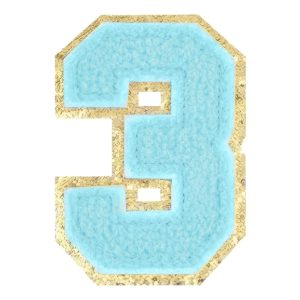 Tygmärke Siffra Turkos - Siffra 3