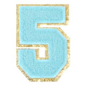 Tygmärke Siffra Turkos - Siffra 5