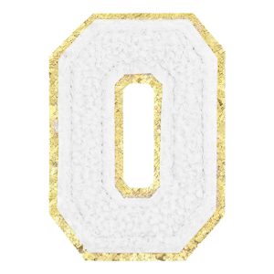 Tygmärke Siffra Vit - Siffra 0