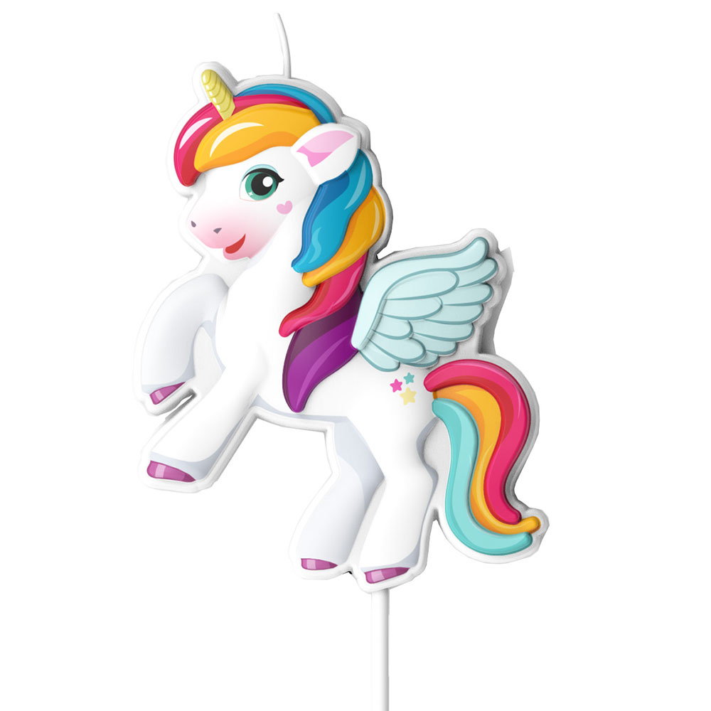 Unicorn Tårtljus