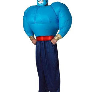 Uppblåsbar Anden i Flaskan Aladdin Dräkt