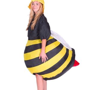 Uppblåsbar Bi Maskeraddräkt