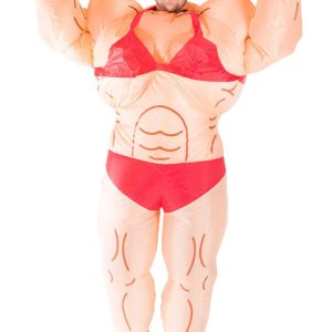 Uppblåsbar Kvinnlig Bodybuilder Dräkt