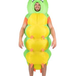 Uppblåsbar Larv Maskeraddräkt