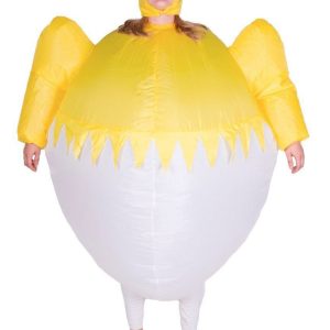 Uppblåsbar Nykläckt Kyckling Maskeraddräkt