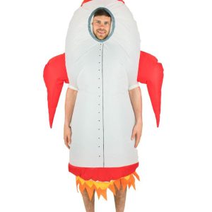 Uppblåsbar Raket Maskeraddräkt