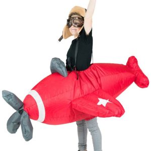 Uppblåsbart Flygplan Maskeraddräkt Barn