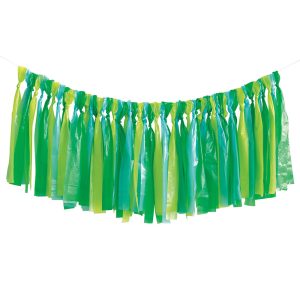 Väggdekoration med Fransar Blå & Grön DIY
