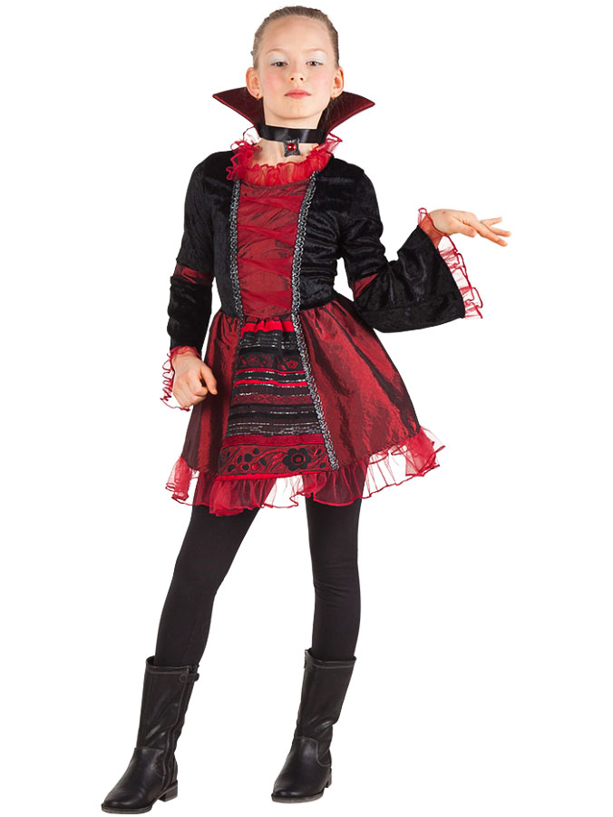 Vampyr Kejsarinna Maskeraddräkt Barn