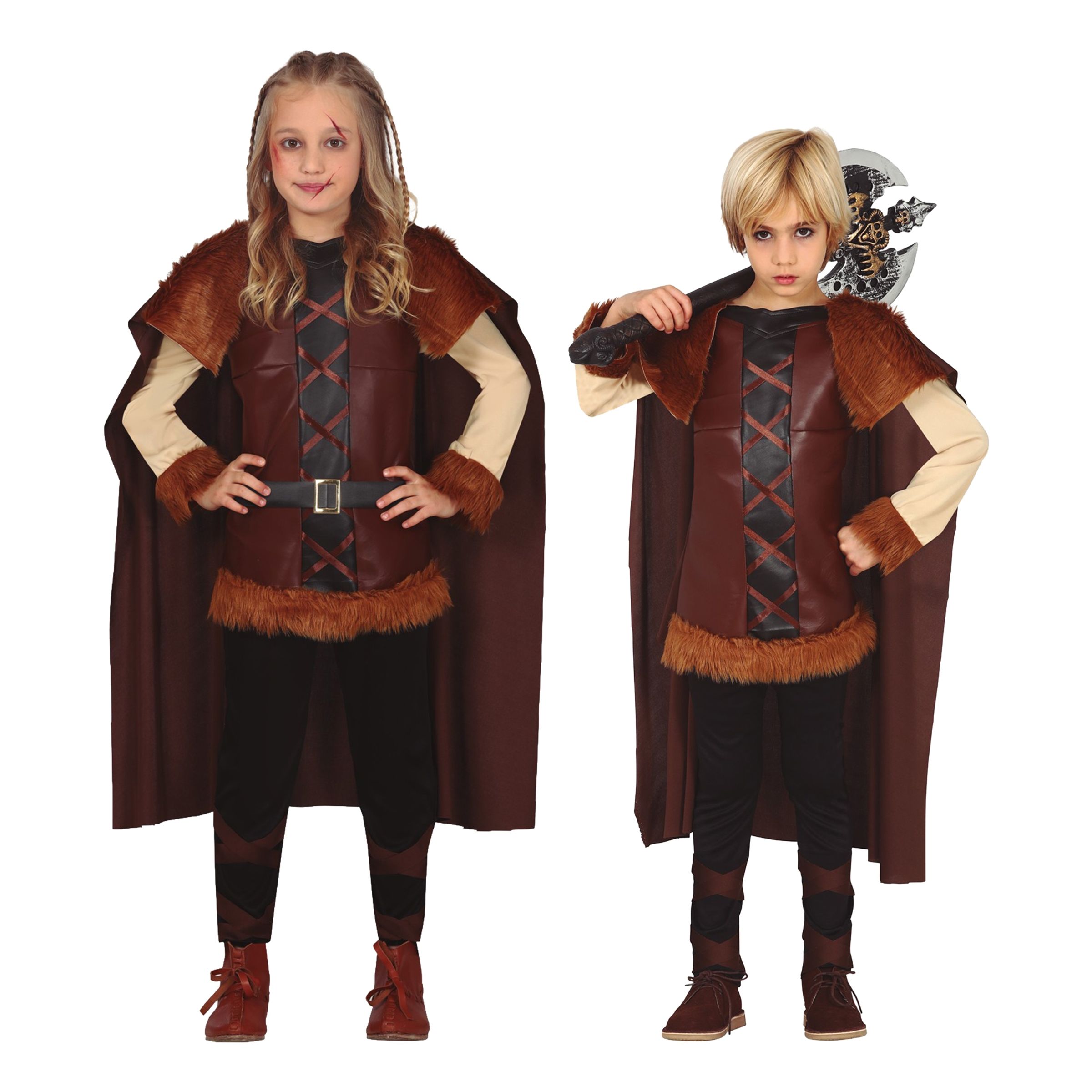 Viking Barn Maskeraddräkt - Medium