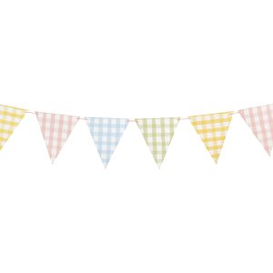 Vimpelgirlang Gingham