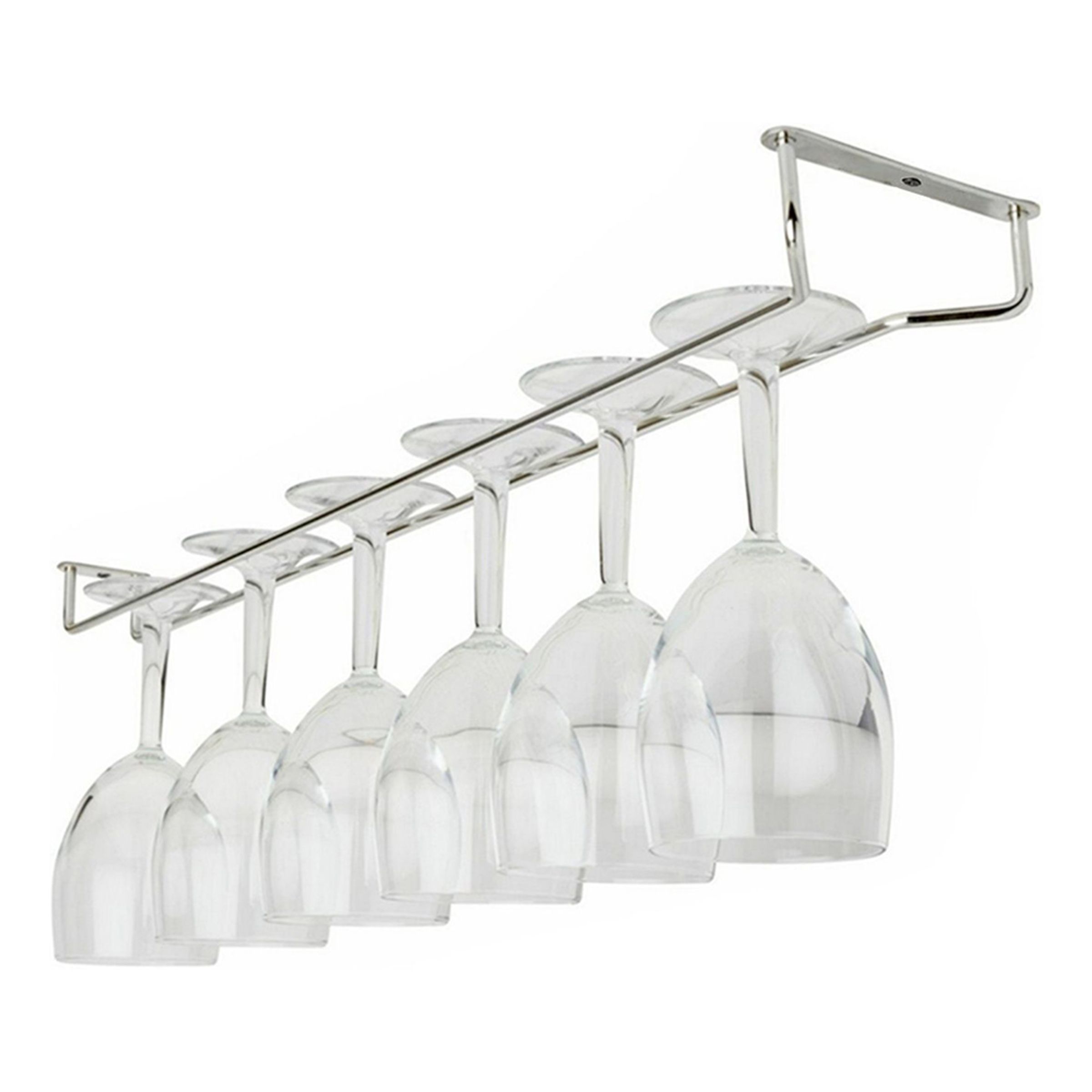 Vinglasrack i Krom - 60 cm