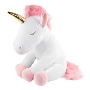 Vit Enhörning Mjukisdjur