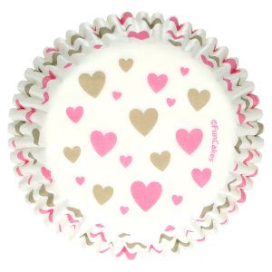 Vita Muffinsformar Hjärtan