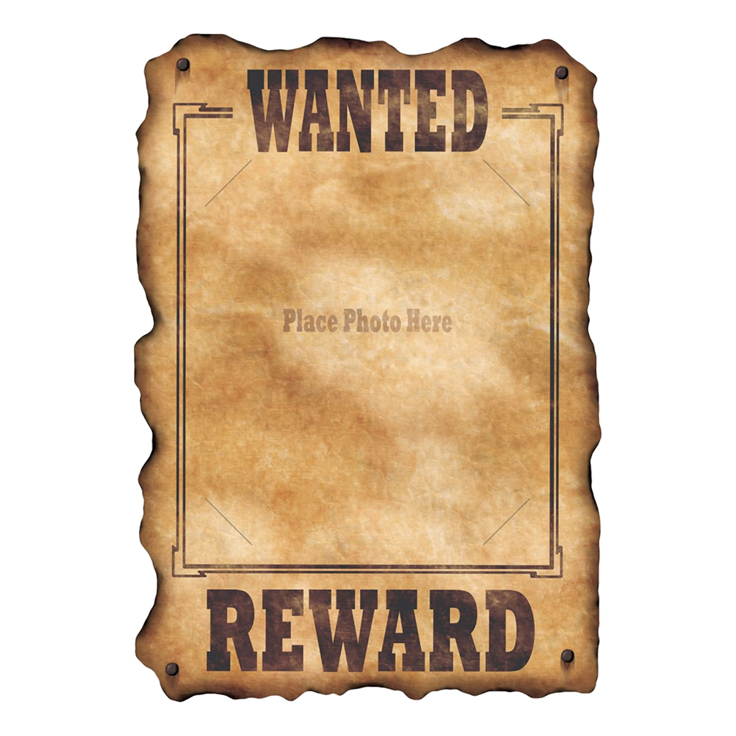 Western Wanted Skylt