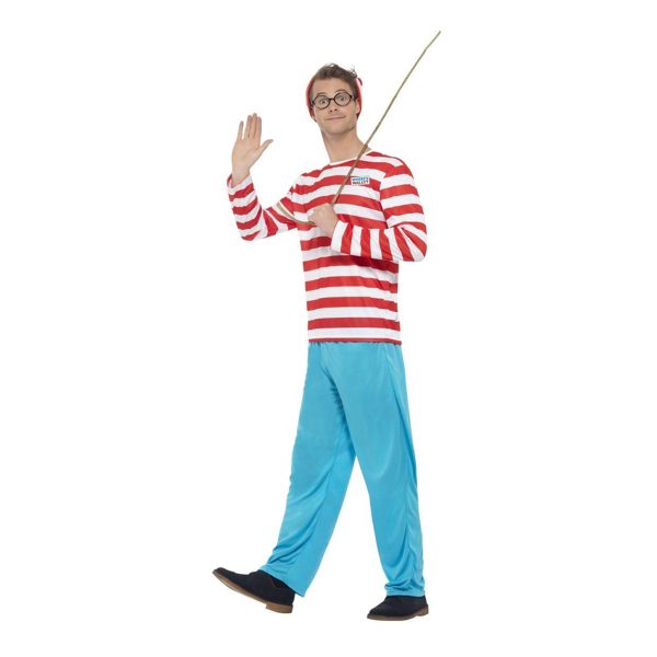 Where&apos;s Wally Maskeraddräkt - X-Large